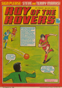 Cover Thumbnail for Roy of the Rovers (IPC, 1976 series) #27 February 1982 [276]