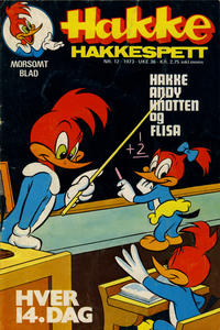 Cover Thumbnail for Hakke Hakkespett (Nordisk Forlag, 1973 series) #12/1973
