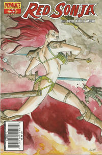 Cover for Red Sonja (Dynamite Entertainment, 2005 series) #55 [Cover B Michael Avon Oeming]