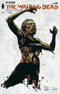 Cover for The Walking Dead (Image, 2003 series) #132 [LootCrate Exclusive - Charlie Adlard]