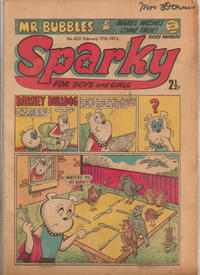 Cover Thumbnail for Sparky (D.C. Thomson, 1965 series) #422