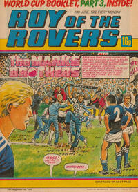 Cover Thumbnail for Roy of the Rovers (IPC, 1976 series) #19 June 1982 [292]