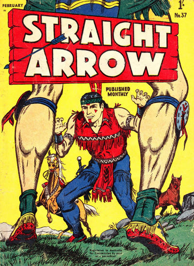 Cover for Straight Arrow Comics (Magazine Management, 1955 series) #37