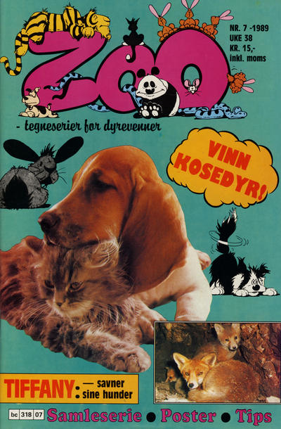 Cover for Zoo (Semic, 1989 series) #7/1989