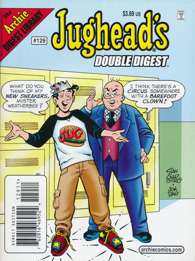 Cover for Jughead's Double Digest (Archie, 1989 series) #129 [Direct Edition]