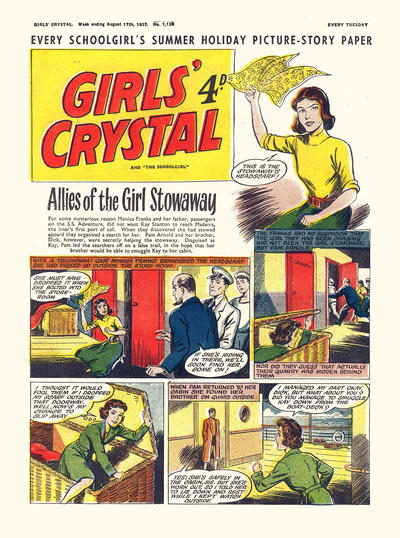 Cover for Girls' Crystal (Amalgamated Press, 1953 series) #1139