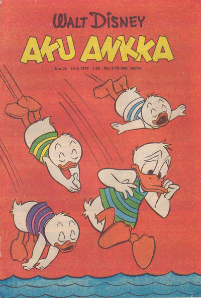 Cover for Aku Ankka (Sanoma, 1951 series) #24/1976