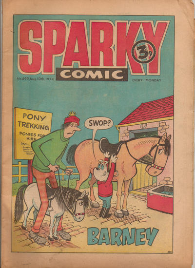 Cover for Sparky (D.C. Thomson, 1965 series) #499