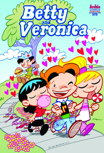 Cover for Betty and Veronica (Archie, 1987 series) #273 [Art Balthazar Chibi Variant]