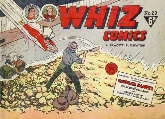 Cover for Whiz Comics (Cleland, 1946 series) #29