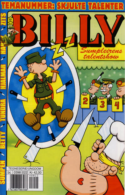 Cover for Billy (Hjemmet / Egmont, 1998 series) #22/2014