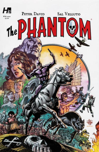 Cover for The Phantom (Hermes Press, 2014 series) #1 [A - Sal Velluto Variant]