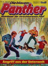 Cover Thumbnail for Die blauen Panther (Bastei Verlag, 1980 series) #20 - Angriff aus der Unterwelt