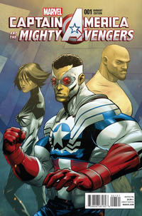 Cover Thumbnail for Captain America and the Mighty Avengers (Marvel, 2015 series) #1 [Ryan Benjamin Variant]