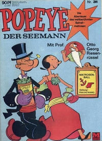 Cover Thumbnail for Popeye (Moewig, 1969 series) #31