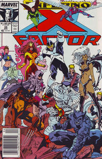 Cover for X-Factor (Marvel, 1986 series) #39 [Newsstand]