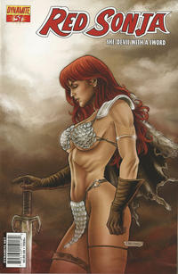 Cover for Red Sonja (Dynamite Entertainment, 2005 series) #57 [Cover A]