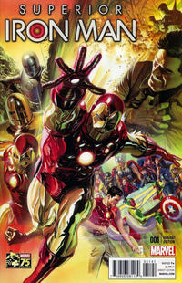 Cover Thumbnail for Superior Iron Man (Marvel, 2015 series) #1 [Alex Ross 75th Anniversary Color Variant]