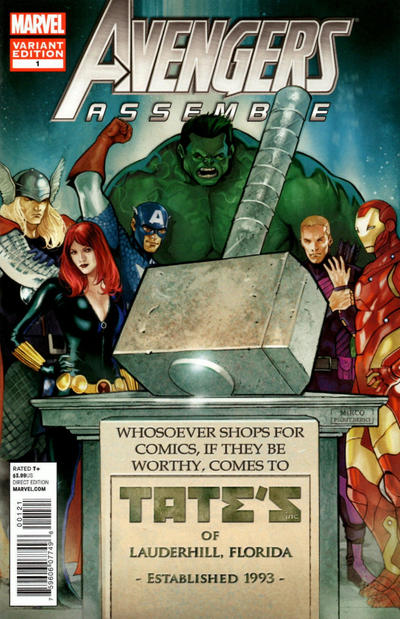 Cover for Avengers Assemble (Marvel, 2012 series) #1 [Tate's Inc. Exclusive Variant]
