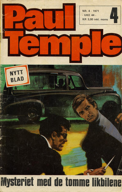Cover for Paul Temple (Romanforlaget, 1971 series) #4/1971