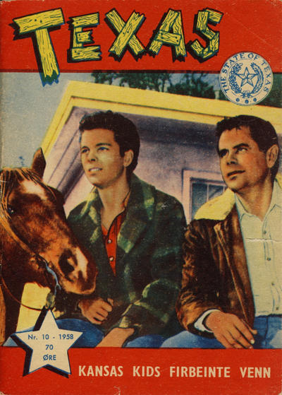 Cover for Texas (Serieforlaget / Se-Bladene / Stabenfeldt, 1953 series) #10/1958