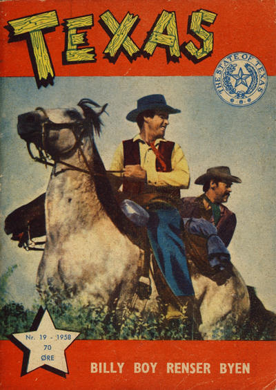 Cover for Texas (Serieforlaget / Se-Bladene / Stabenfeldt, 1953 series) #19/1958