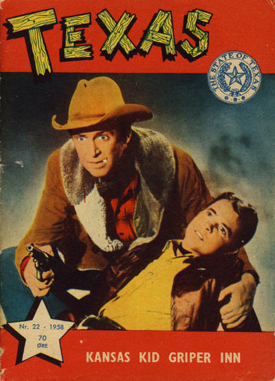 Cover for Texas (Serieforlaget / Se-Bladene / Stabenfeldt, 1953 series) #22/1958