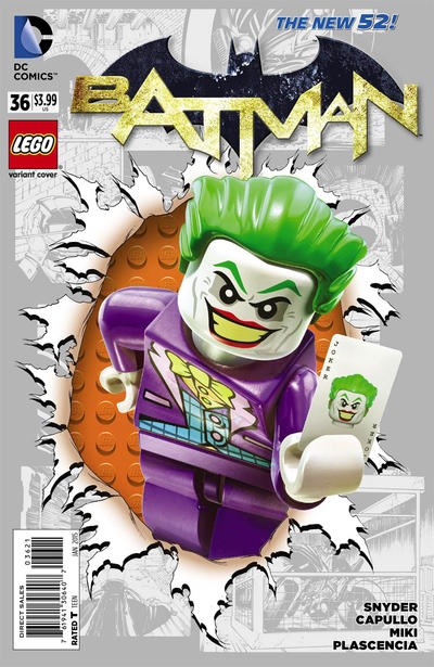 Cover for Batman (DC, 2011 series) #36 [LEGO Cover]