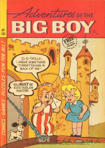 Cover for Adventures of the Big Boy (Webs Adventure Corporation, 1957 series) #100 [East]