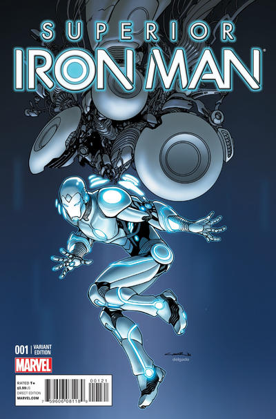 Cover for Superior Iron Man (Marvel, 2015 series) #1 [Yildiray Cinar Variant]