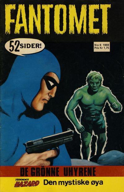 Cover for Fantomet (Romanforlaget, 1966 series) #6/1969