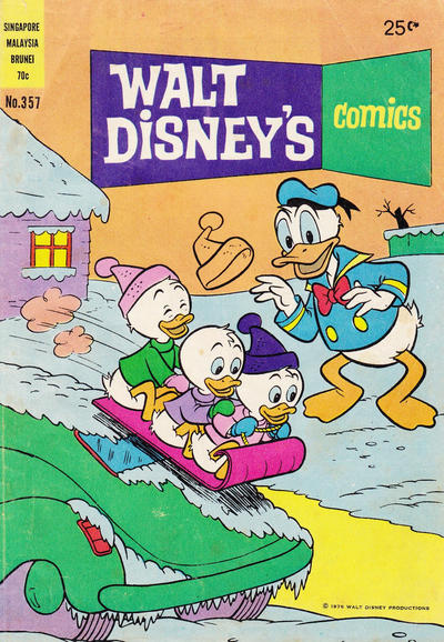 Cover for Walt Disney's Comics (W. G. Publications; Wogan Publications, 1946 series) #357