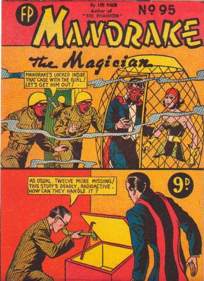 Cover for Mandrake the Magician (Feature Productions, 1950 ? series) #95