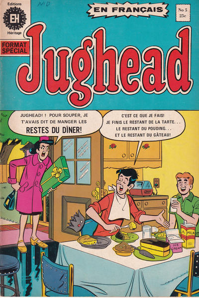 Cover for Jughead (Editions Héritage, 1972 series) #5