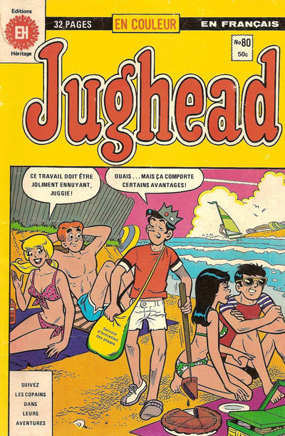 Cover for Jughead (Editions Héritage, 1972 series) #80