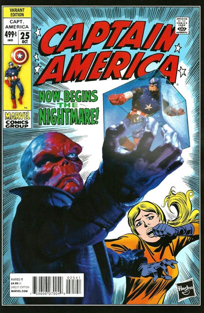 Cover for Captain America (Marvel, 2013 series) #25 [Hasbro Variant]