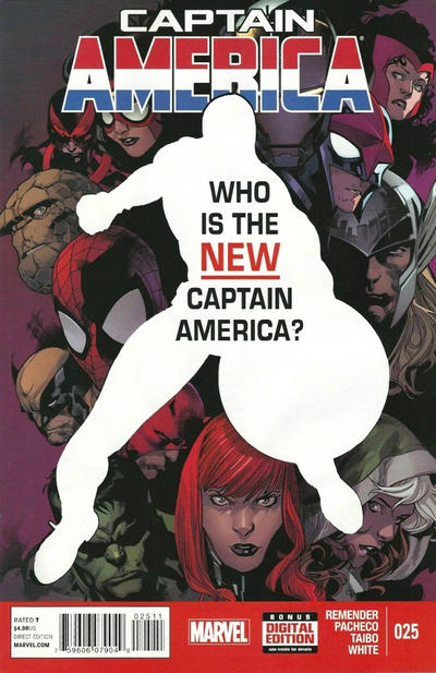 Cover for Captain America (Marvel, 2013 series) #25