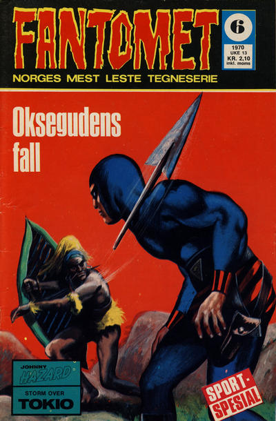 Cover for Fantomet (Romanforlaget, 1966 series) #6/1970