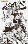 Cover for Masks (Dynamite Entertainment, 2012 series) #1 ["Black & White" Retailer Incentive - Ardian Syaf]