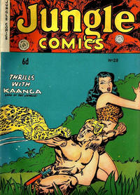 Cover Thumbnail for Jungle Comics (H. John Edwards, 1950 ? series) #28