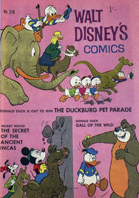 Cover Thumbnail for Walt Disney's Comics (W. G. Publications; Wogan Publications, 1946 series) #210
