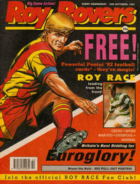 Cover Thumbnail for Roy of the Rovers (IPC, 1976 series) #19 October 1991 [779]