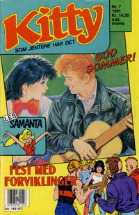 Cover Thumbnail for Kitty (Bladkompaniet / Schibsted, 1989 series) #7/1991