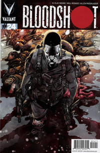 Cover Thumbnail for Bloodshot (Valiant Entertainment, 2014 series) #24 [Cover A - Rafa Sandoval]