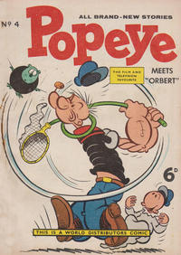 Cover Thumbnail for Popeye (World Distributors, 1957 series) #4