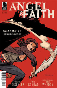 Cover Thumbnail for Angel & Faith Season 10 (Dark Horse, 2014 series) #1 [Chris Samnee Variant Cover]