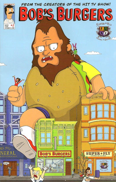 Cover for Bob's Burgers (Dynamite Entertainment, 2014 series) #1 [Beefsquatch Super-Fly Comics Retailer Shared Exclusive Variant]