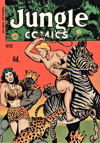 Cover for Jungle Comics (H. John Edwards, 1950 ? series) #33
