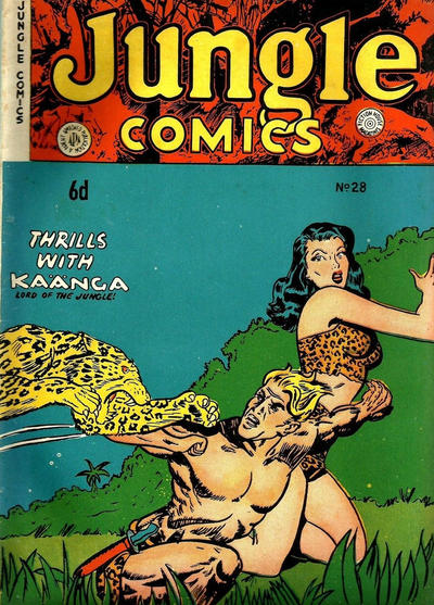 Cover for Jungle Comics (H. John Edwards, 1950 ? series) #28