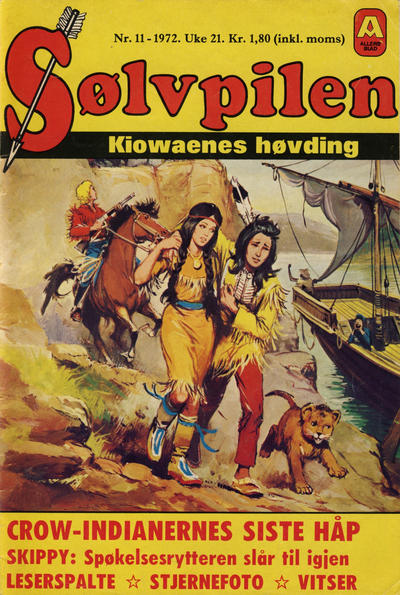 Cover for Sølvpilen (Allers Forlag, 1970 series) #11/1972